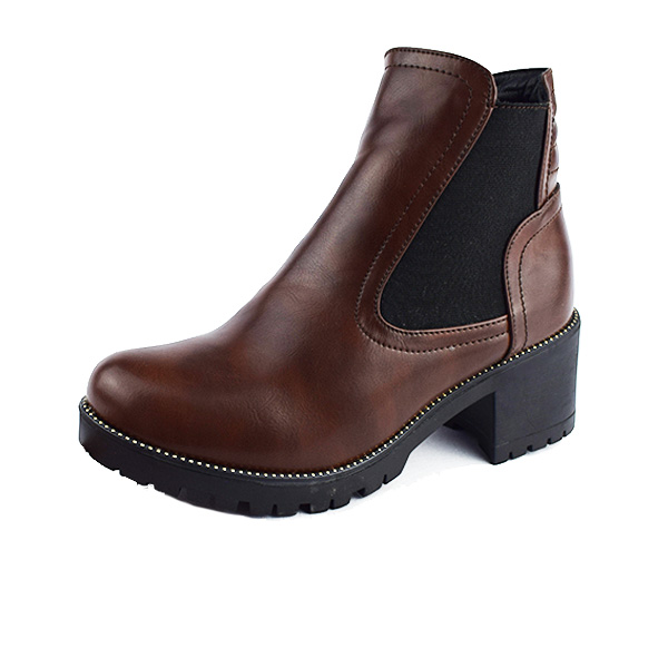 Bottin pour femme 3280 marron ..................  Bottine femme Maroc